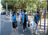 富民社區(qū)開展“不忘初心 牢記使命”環(huán)境綜合整治志愿服務(wù)活動