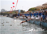 我市舉行第七屆桐江冬泳邀請賽